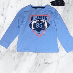 Tommy Hilfiger little boys football long sleeve shirt 3T